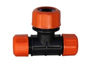 Переходник Amigo 74011 для шлангов 1/2"-1/2"-3/4", Т-образный