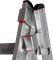 Алюминиевая трехсекционная лестница Новая Высота NV 323 3х14 3230314 - фото 289396