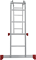 Алюминиевая лестница трансформер Новая Высота NV 232 2х3+2х4 2320234 - фото 290320