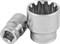 Торцевая головка Jonnesway SUPER TECH 1/2"DR 32 мм, 1-1/4", E40 S68H4132 - фото 301755
