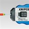 Инструмент для снятия изоляции с оптоволоконного кабеля KNIPEX KN-1285100SB - фото 30925