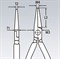 Длинногубцы KNIPEX KN-2612200 - фото 31189
