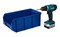 Пластиковый ящик Стелла-техник V-3-синий - фото 345011