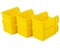 Пластиковый ящик Стелла-техник V-1-К6-желтый - фото 345254