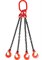 Строп цепной TOR 4СЦ г/п 26,5 т 8,5 м с самозакрывающимися крюками, шт - фото 358266