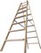 Деревянная стремянка Krause Stabilo со ступенями и перекладинами 2х8 818355 - фото 386198