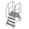 Двухсторонняя лестница-платформа Krause 4 ступени R13 821447 - фото 410128