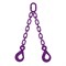 Строп цепной TOR 2СЦ г/п 2,8 т 2,0 м с самозакрывающимися крюками, шт - фото 415788