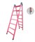 Лестница стеклопластиковая приставная, трансформируемая в стремянку Оникс ЛСПТС-2х3,5М металлические оконцеватели - фото 419826