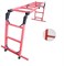 Лестница стеклопластиковая, трансформируемая в стремянку-подмость Оникс ЛСПТС-4х1,0-1,0П-А с абразивным покрытием ступеней - фото 419844