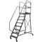 Лестница передвижная Krause Corda 8 ступеней с площадкой 1020789 - фото 420345