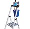Стремянка Krause Safety 5 ступеней с большой полкой 1020791 - фото 420357