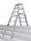 Стремянка Krause Stabilo Professional 2х5, двусторонняя телескопическая 134875 - фото 692239
